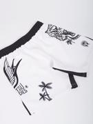 MANTO miko FIGHT SHORTS-WHITE